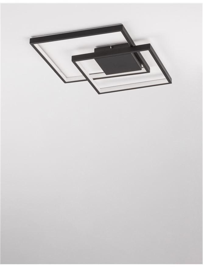 NV 9364035 Stropní svítidlo PORTO černá ocel hliník a akryl LED 30W 230V 3000K IP20 stmívatelné - NOVA LUCE (obrázek 4)