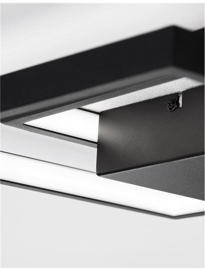 NV 9364035 Stropní svítidlo PORTO černá ocel hliník a akryl LED 30W 230V 3000K IP20 stmívatelné - NOVA LUCE (obrázek 5)