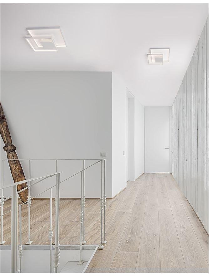 NV 9364036 Stropní svítidlo PORTO bílá ocel hliník a akryl LED 30W 230V 3000K IP20 stmívatelné - NOVA LUCE