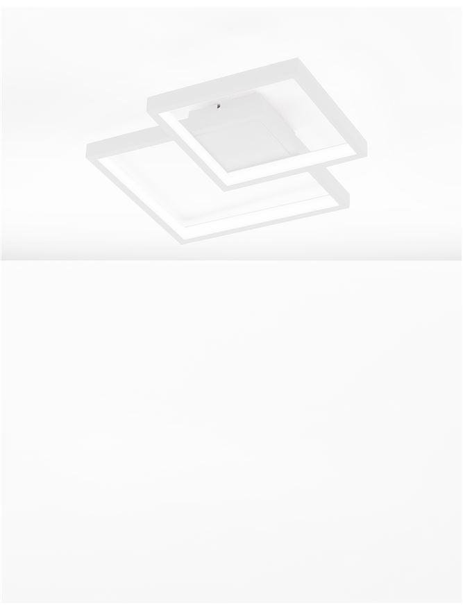 NV 9364038 Stropní svítidlo PORTO bílá ocel hliník a akryl LED 19W 230V 3000K IP20 - NOVA LUCE (obrázek 3)