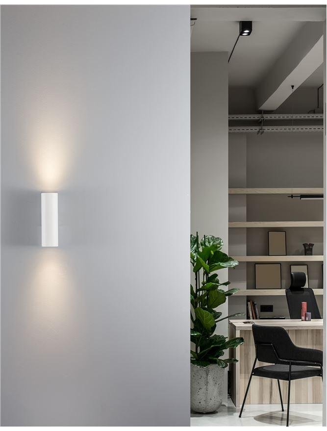 NV 9450881 Nástěnné svítidlo NOSA bílý hliník GU10 2x10 IP20 220-240V bez žárovky - NOVA LUCE