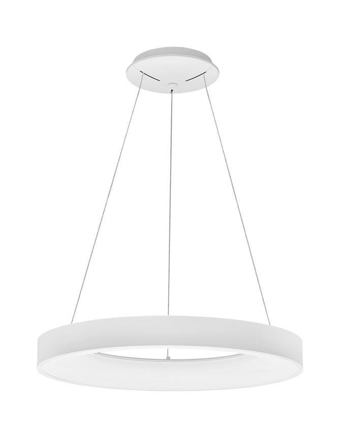 NV 9453043 Závěsné svítidlo RANDO SMART bílý hliník a akryl LED 50W 230V 3000K - 4000K IP20 Tuya stmívatelné - NOVA LUCE