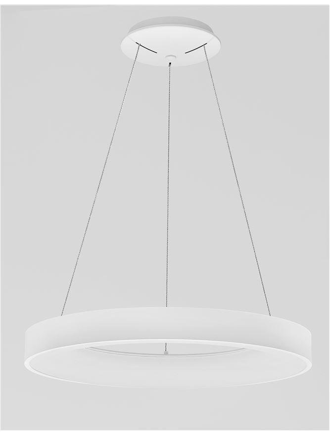 NV 9453043 Závěsné svítidlo RANDO SMART bílý hliník a akryl LED 50W 230V 3000K - 4000K IP20 Tuya stmívatelné - NOVA LUCE (obrázek 3)