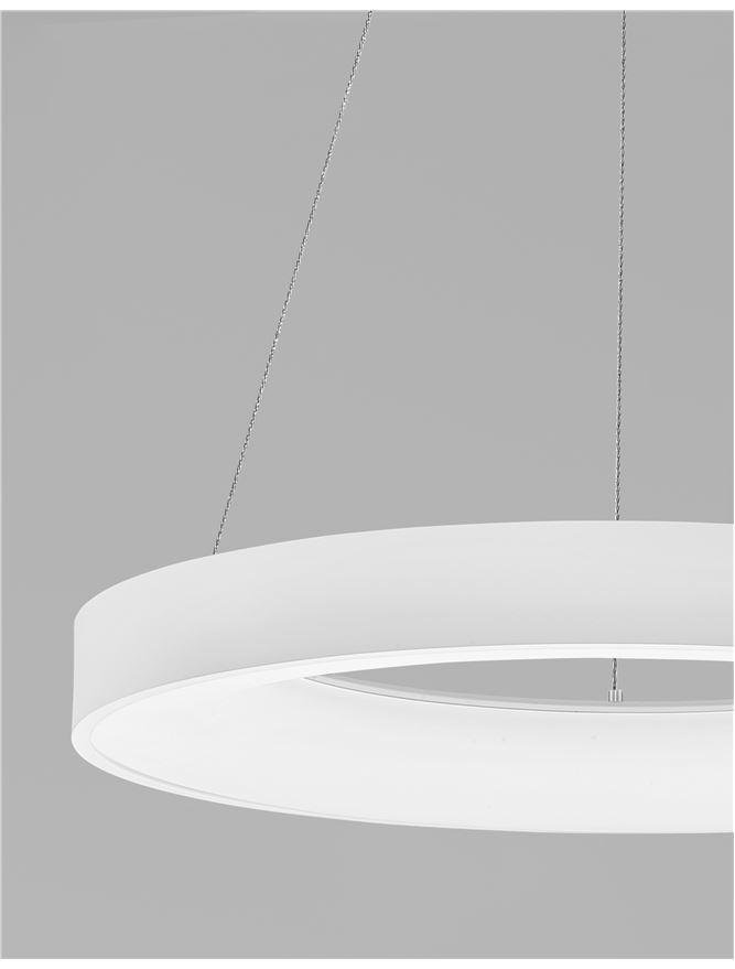 NV 9453043 Závěsné svítidlo RANDO SMART bílý hliník a akryl LED 50W 230V 3000K - 4000K IP20 Tuya stmívatelné - NOVA LUCE (obrázek 4)