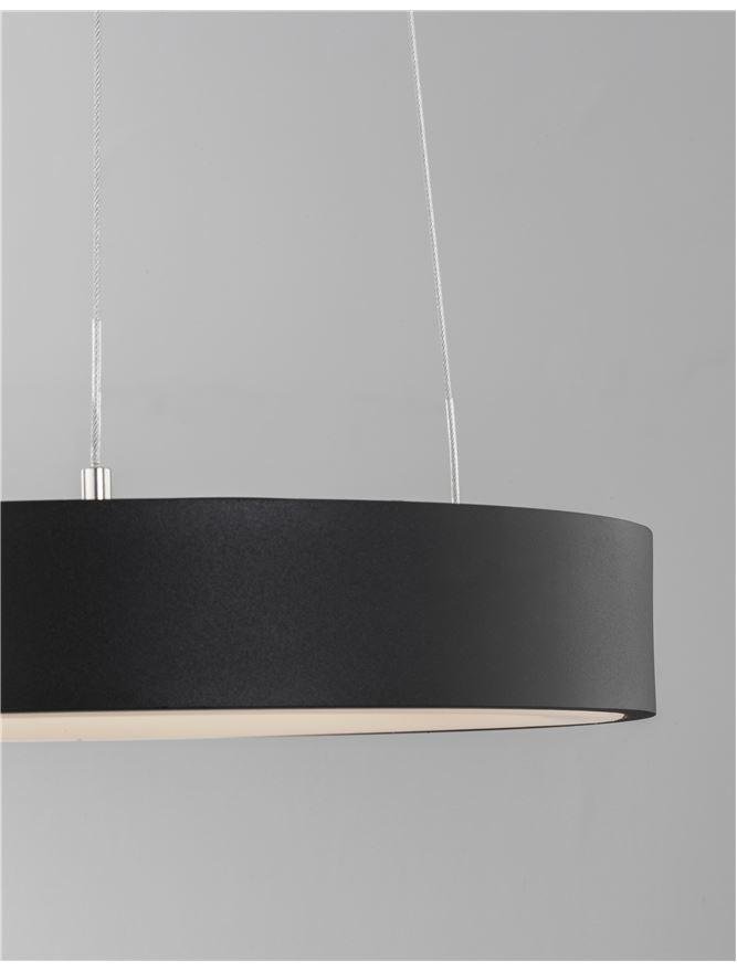 NV 9453431 Závěsné svítidlo RANDO THIN černý hliník a akryl LED 30W 230V 3000K IP20 stmívatelné - NOVA LUCE (obrázek 4)