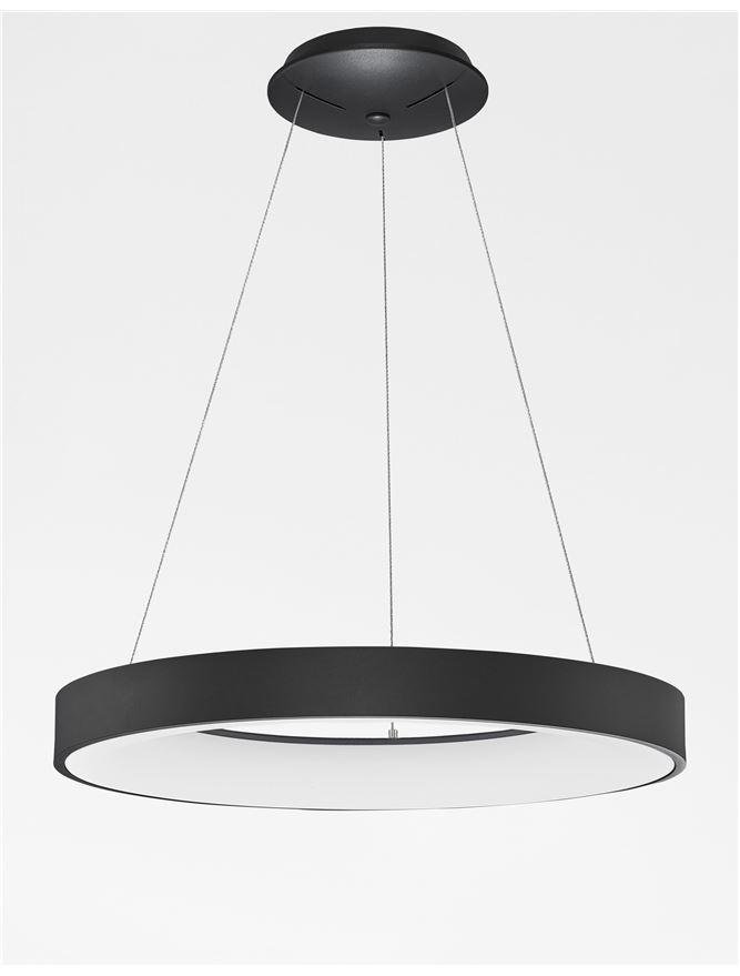 NV 9453451 Závěsné svítidlo RANDO THIN černý hliník a akryl LED 50W 230V 4000K IP20 stmívatelné - NOVA LUCE (obrázek 4)