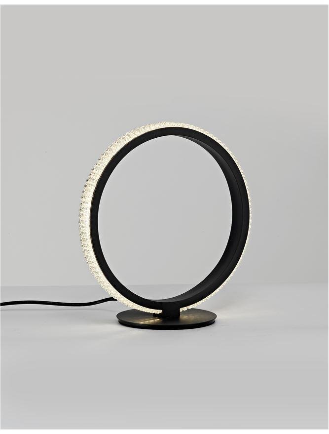NV 9481095 Stolní lampa NAGER černý hliník a akryl LED 11W 230V 3000K IP20 - NOVA LUCE