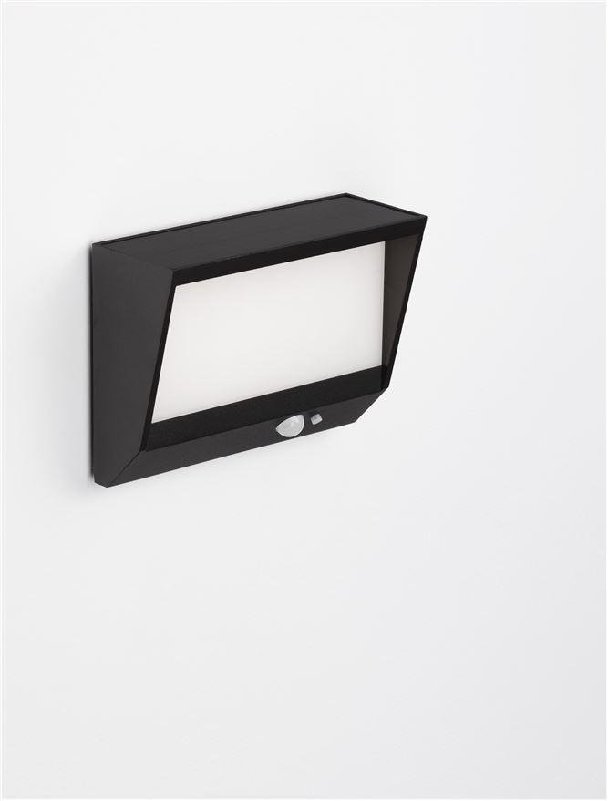 NV 9492540 Venkovní nástěnné svítidlo VALOR antracitový hliník a matný akryl LED 2W 3000K 3.7V 86st. IP65 vypínač na těle / solární / pohybové čidlo - NOVA LUCE (obrázek 10)