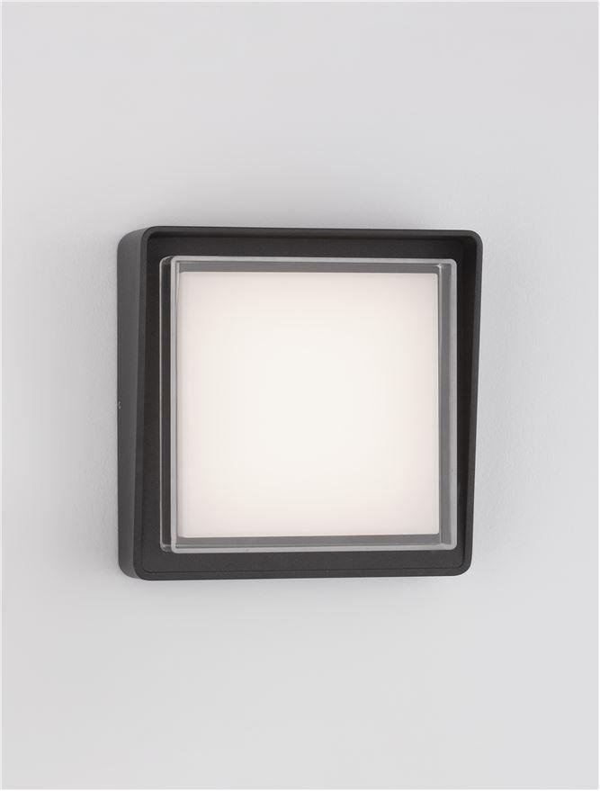NV 9492550 Venkovní nástěnné svítidlo CAPE antracitový hliník matný akryl a čiré sklo LED 10W 3000K 220-240V 112st. IP65 - NOVA LUCE (obrázek 4)