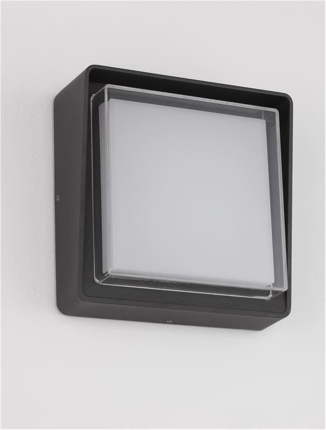 NV 9492550 Venkovní nástěnné svítidlo CAPE antracitový hliník matný akryl a čiré sklo LED 10W 3000K 220-240V 112st. IP65 - NOVA LUCE (obrázek 6)