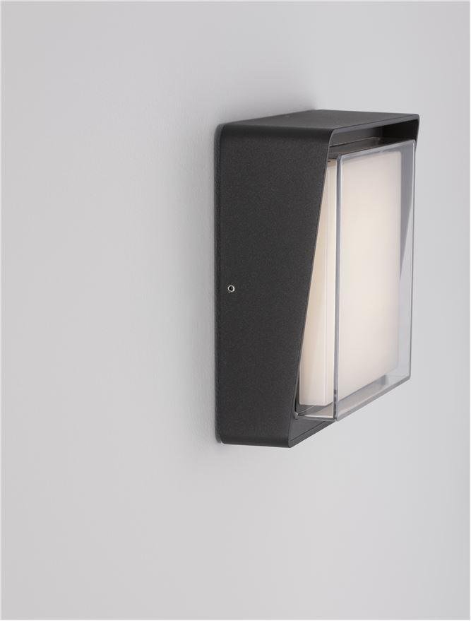 NV 9492550 Venkovní nástěnné svítidlo CAPE antracitový hliník matný akryl a čiré sklo LED 10W 3000K 220-240V 112st. IP65 - NOVA LUCE (obrázek 8)