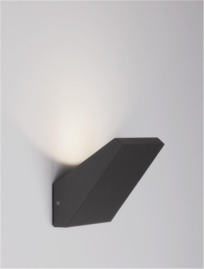 NV 9492620 Venkovní nástěnné svítidlo PARRIS antracitový hliník a čiré sklo LED 8.6W 3000K 220-240V 101st. IP65 - NOVA LUCE (obrázek 17)