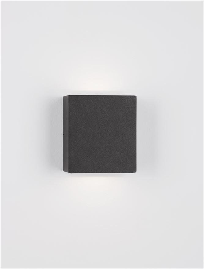 NV 9492650 Venkovní nástěnné svítidlo PARRIS antracit / čiré sklo LED 10.4W 3000K 220-240V 266st. IP65 světlo nahoru a dolů - NOVA LUCE (obrázek 6)