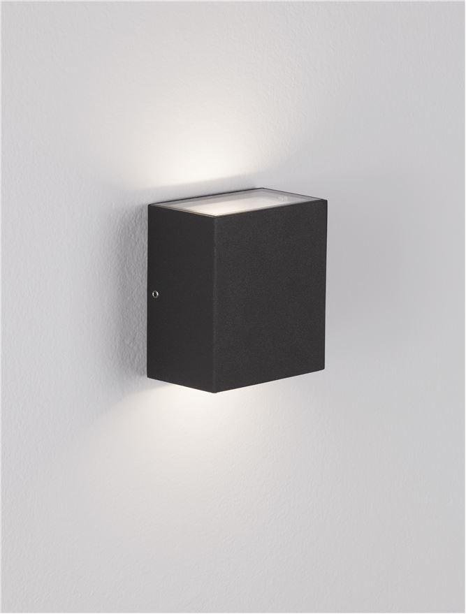 NV 9492650 Venkovní nástěnné svítidlo PARRIS antracit / čiré sklo LED 10.4W 3000K 220-240V 266st. IP65 světlo nahoru a dolů - NOVA LUCE (obrázek 10)