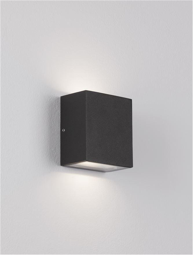 NV 9492650 Venkovní nástěnné svítidlo PARRIS antracit / čiré sklo LED 10.4W 3000K 220-240V 266st. IP65 světlo nahoru a dolů - NOVA LUCE (obrázek 11)
