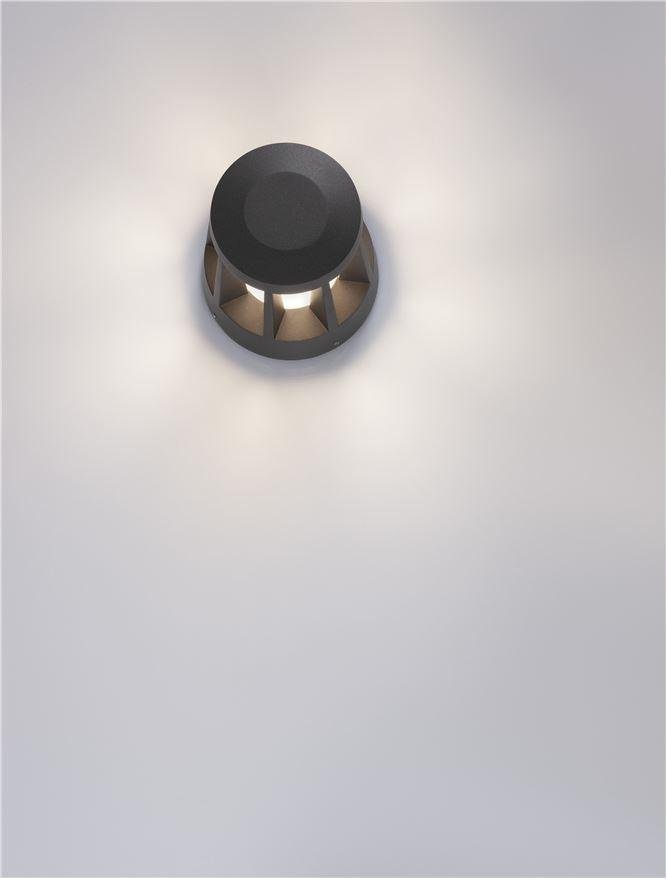 NV 9492660 Venkovní sloupkové svítidlo STARK antracitový hliník a matný akryl LED 8.2W 3000K 220-240V 168st. IP65 - NOVA LUCE (obrázek 6)