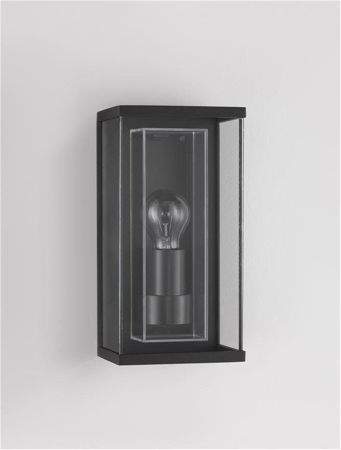 NV 9492710 Venkovní nástěnné svítidlo REGINA antracitový hliník a čiré sklo E27 1x12W 220-240V bez žárovky IP65 - NOVA LUCE (obrázek 3)