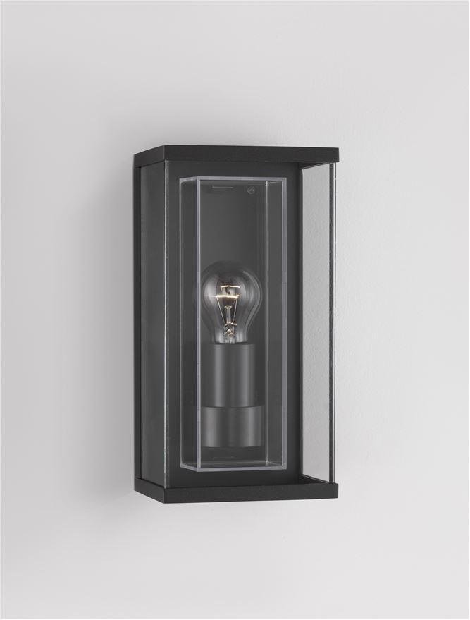 NV 9492710 Venkovní nástěnné svítidlo REGINA antracitový hliník a čiré sklo E27 1x12W 220-240V bez žárovky IP65 - NOVA LUCE (obrázek 4)