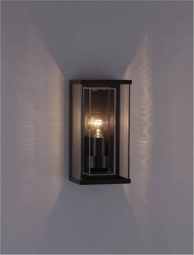 NV 9492710 Venkovní nástěnné svítidlo REGINA antracitový hliník a čiré sklo E27 1x12W 220-240V bez žárovky IP65 - NOVA LUCE (obrázek 8)