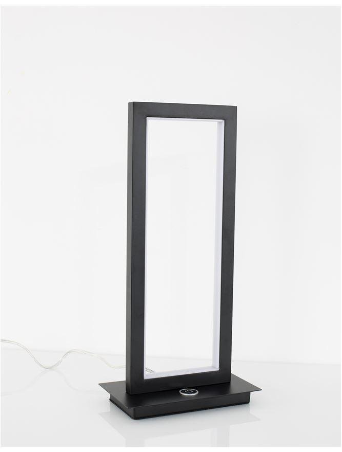 NV 9500811 Stolní lampa WENNA matný černý hliník a akryl 3-krokově dotykově stmívatelné LED 12W 230V 3000K IP20 - NOVA LUCE (obrázek 3)