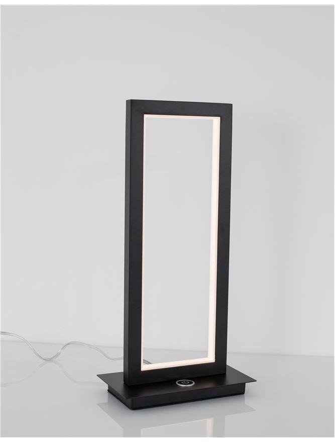 NV 9500811 Stolní lampa WENNA matný černý hliník a akryl 3-krokově dotykově stmívatelné LED 12W 230V 3000K IP20 - NOVA LUCE (obrázek 4)
