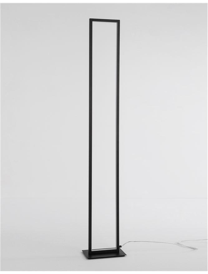 NV 9500812 Stojací lampa WENNA matný černý hliník a akryl LED 36W 230V 3000K IP20 - NOVA LUCE (obrázek 3)