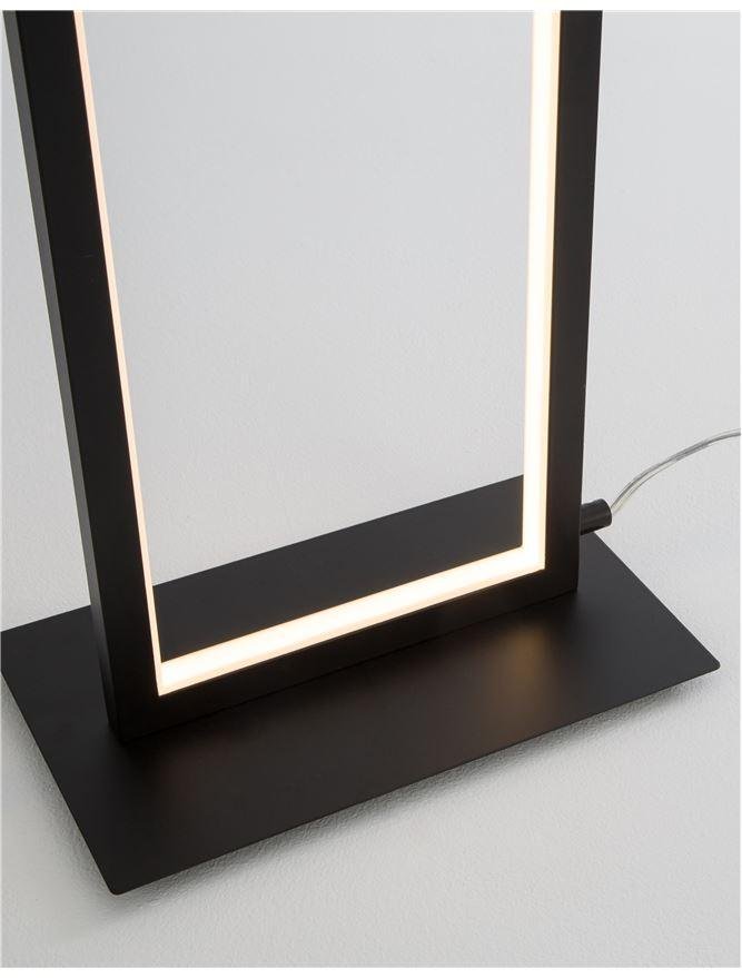 NV 9500812 Stojací lampa WENNA matný černý hliník a akryl LED 36W 230V 3000K IP20 - NOVA LUCE (obrázek 5)