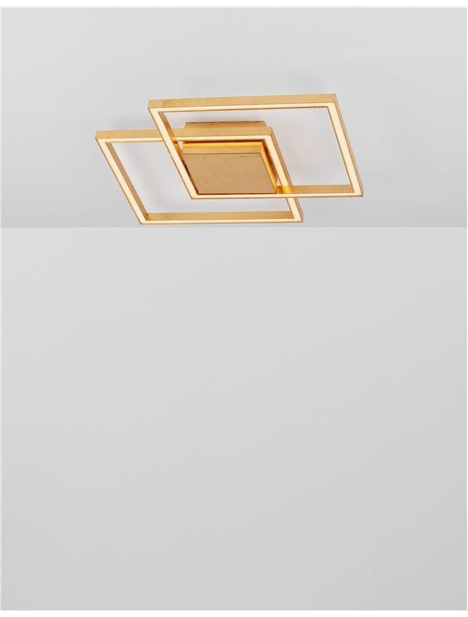 NV 9500821 Stropní svítidlo BILBAO plátkovaný zlatý hliník a akryl LED 25W 230V 3000K IP20 - NOVA LUCE