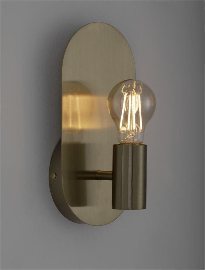 NV 9501244 Nástěnné svítidlo ROYAL zlatý kov E27 1x12W 230V IP20 bez žárovky - NOVA LUCE