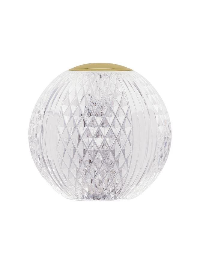 NV 9522020 Stolní lampa BRILLANTE zlatý hliník a akryl LED 1.5W 230V 3200K IP20 - NOVA LUCE
