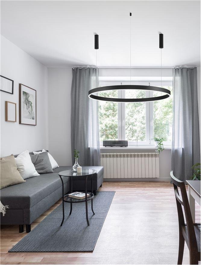 Levně NV 9530219 Závěsné svítidlo MOTIF LED hliník / akryl černé 70W 2700K-6000K CCT stmívatelné - NOVA LUCE