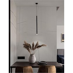 Obrázek pro produkt Závěsné svítidlo DANDIA černý hliník LED závěsné svítidlo 6W 3000K - NOVA LUCE