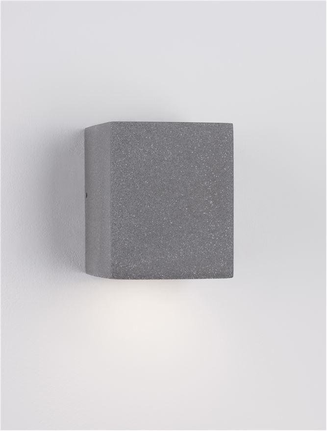 NV 9540209 Venkovní nástěnné svítidlo EMILE šedý beton skleněný difuzor LED 5W 3000K 120-230V IP65 světlo dolů - NOVA LUCE (obrázek 4)