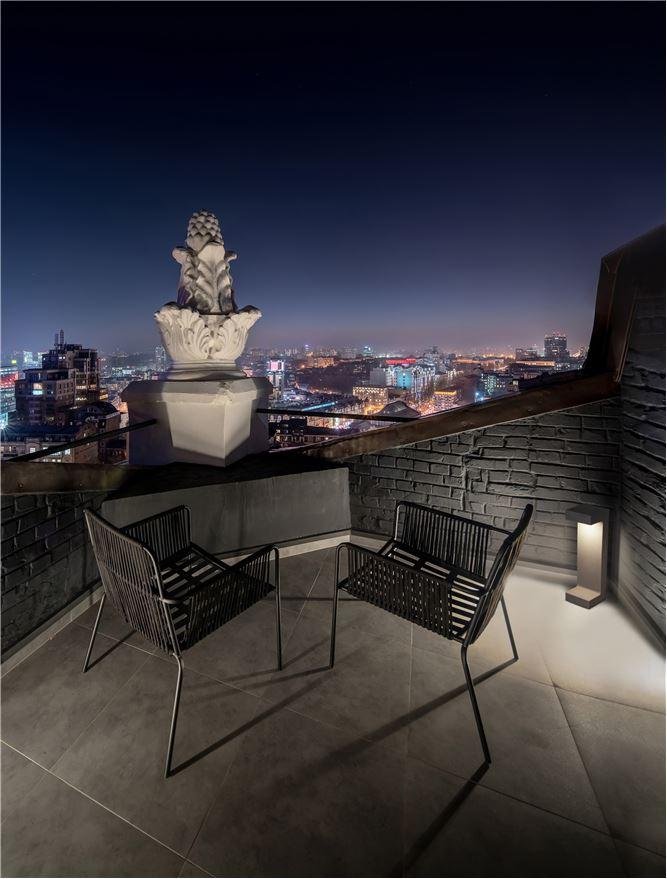 NV 9540213 Venkovní sloupkové svítidlo ARAN šedý beton skleněný difuzor LED 8W 3000K 120-230V IP65 - NOVA LUCE