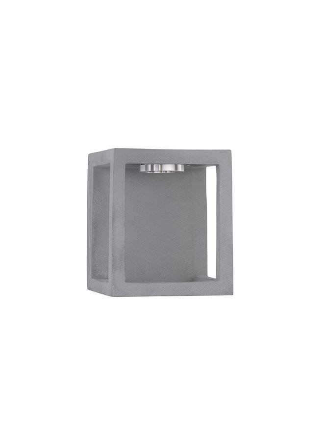NV 9540214 Venkovní nástěnné svítidlo BEV šedý beton skleněný difuzor LED 5W 3000K 120-230V IP65 - NOVA LUCE (obrázek 3)