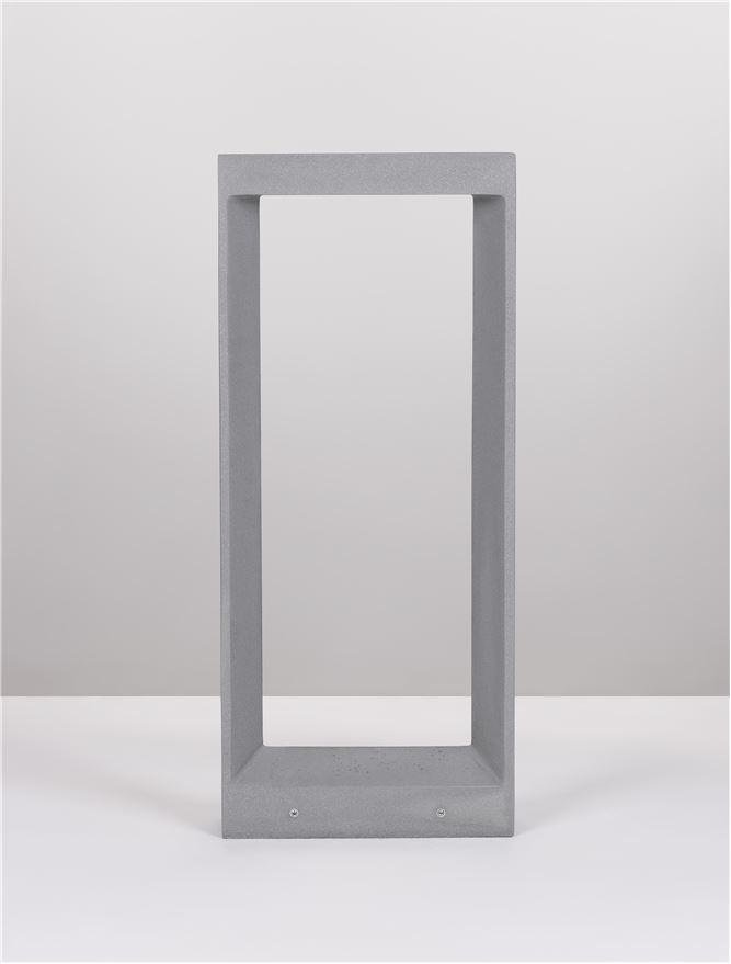 NV 9540218 Venkovní sloupkové svítidlo CAIRO šedý beton skleněný difuzor LED 8W 3000K 120-230V IP65 - NOVA LUCE (obrázek 3)