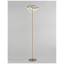 Obrázek pro produkt Stojací lampa TIRIAC zlatý hliník a akryl LED 28W 230V 3000K IP20 - NOVA LUCE