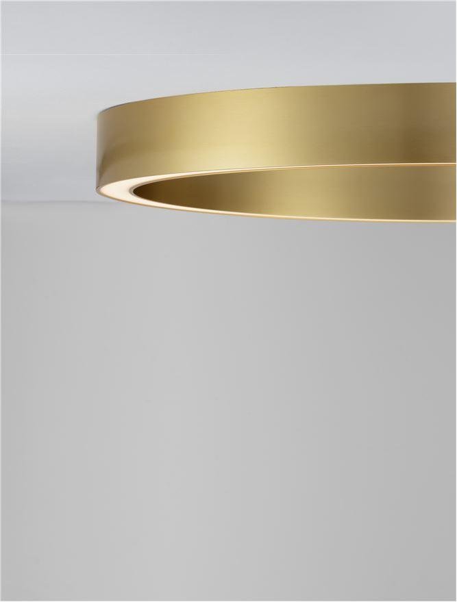 NV 9558680 Stropní svítidlo STING LED stropní svítidlo hliník a akryl bronz Epistar SMD2835 60W 3000K Eaglerise TRIAC driver D100 H7.8 120st. IP20 stmívatelné - NOVA LUCE
