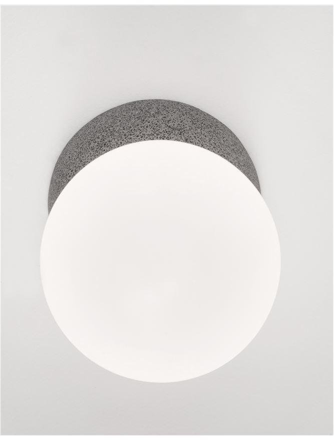 NV 9577012 Nástěnné svítidlo ZERO šedý beton a opálové sklo G9 1x5W IP20 220-240V bez žárovky - NOVA LUCE (obrázek 6)