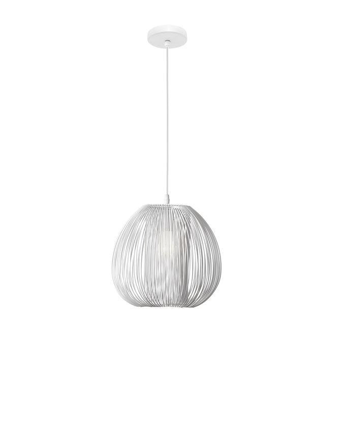 NV 9586152 Závěsné svítidlo DESIRE bílý hliník E27 1x12W 230V IP20 bez žárovky - NOVA LUCE