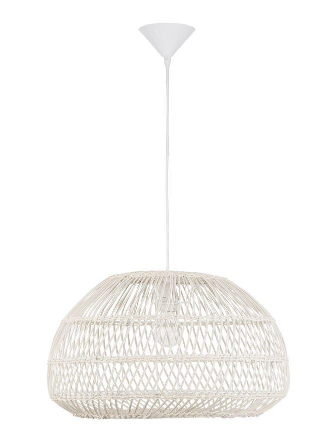 NV 9586431 Závěsné svítidlo MELODY přírodní ratan černý kabel E27 1x12W IP20 bez žárovky - NOVA LUCE