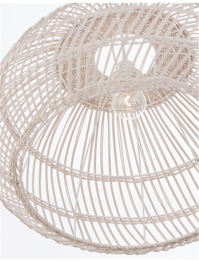 NV 9586431 Závěsné svítidlo MELODY přírodní ratan černý kabel E27 1x12W IP20 bez žárovky - NOVA LUCE (obrázek 6)