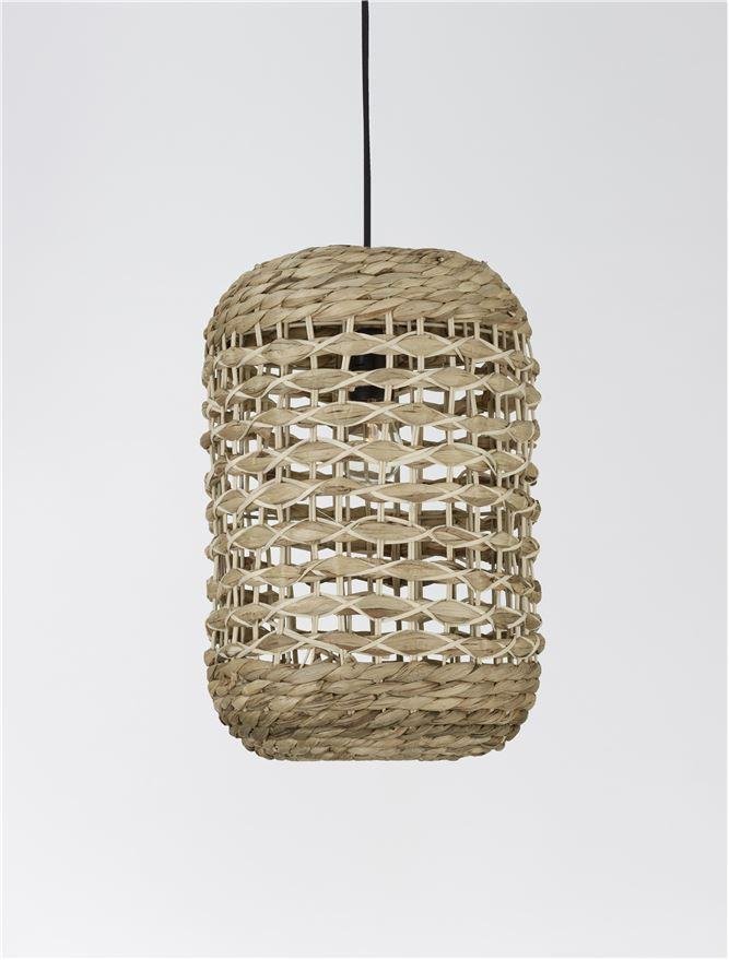 NV 9586507 Závěsné svítidlo GRIFFIN sušený vodní hyacint černý kabel E27 12W 230V IP20 bez žárovky - NOVA LUCE (obrázek 5)