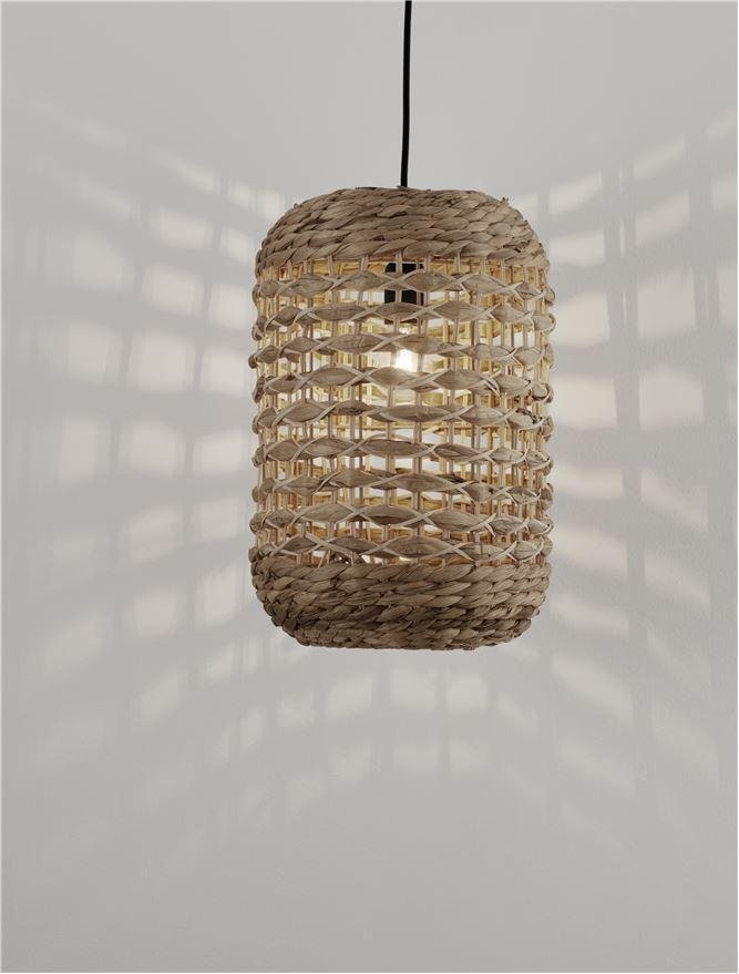 NV 9586507 Závěsné svítidlo GRIFFIN sušený vodní hyacint černý kabel E27 12W 230V IP20 bez žárovky - NOVA LUCE (obrázek 7)