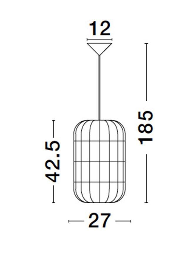 NV 9586507 Závěsné svítidlo GRIFFIN sušený vodní hyacint černý kabel E27 12W 230V IP20 bez žárovky - NOVA LUCE (obrázek 8)