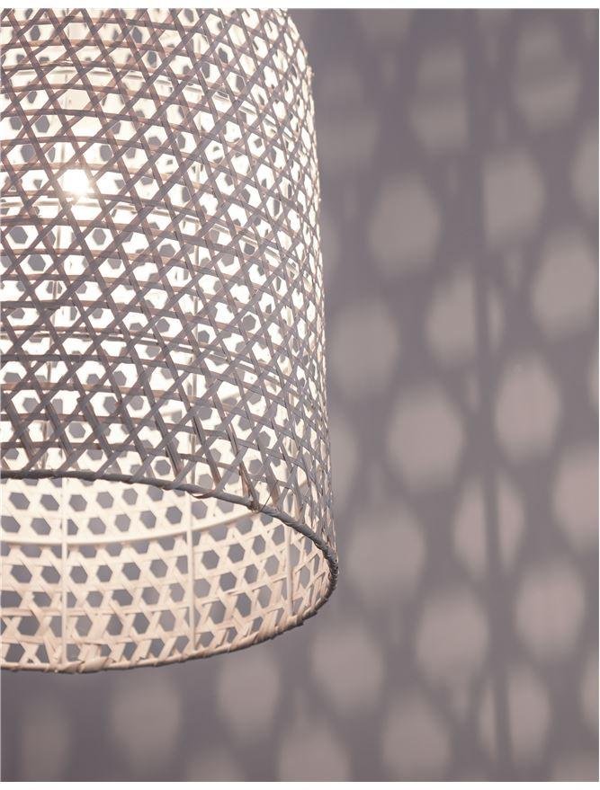 NV 9586682 Závěsné svítidlo AURORA bílý bambus bílý kabel E27 1x12W IP20 bez žárovky - NOVA LUCE (obrázek 3)