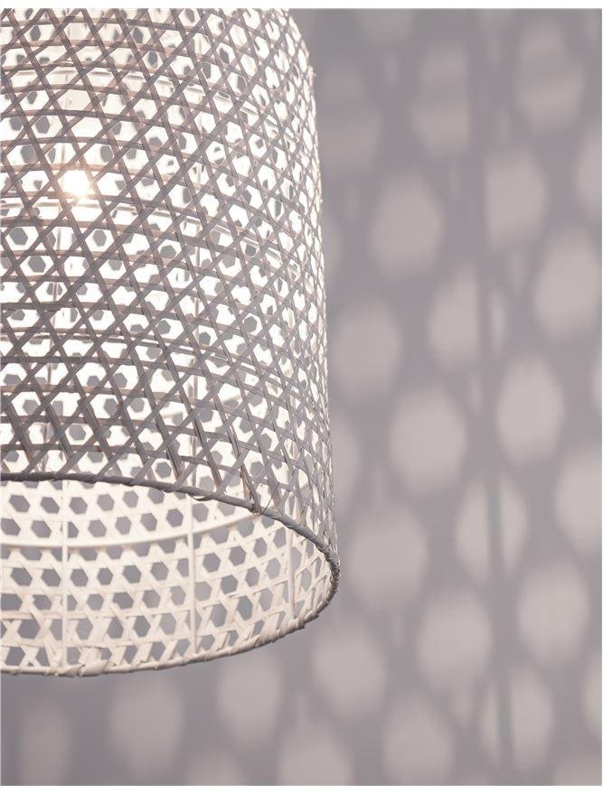 NV 9586682 Závěsné svítidlo AURORA bílý bambus bílý kabel E27 1x12W IP20 bez žárovky - NOVA LUCE (obrázek 8)