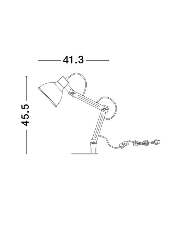 NV 9620129 Stolní lampa GROU matný bílý kov a dřevo E27 1x12W 230V IP20 vypínač na těle bez žárovky - NOVA LUCE (obrázek 3)