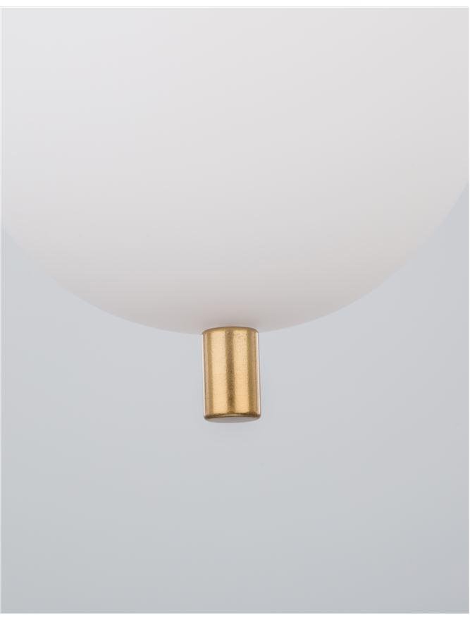 NV 9624066 Závěsné svítidlo LATO opálové sklo antický mosazný kov černý kabel E14 1x5W 230V IP20 bez žárovky - NOVA LUCE (obrázek 6)