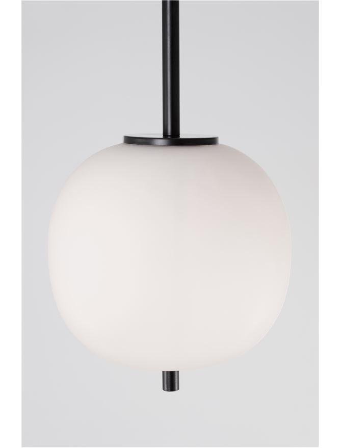 NV 9624074 Závěsné svítidlo LATO černý kov a opálové sklo E14 1x5W 230V IP20 bez žárovky - NOVA LUCE (obrázek 7)
